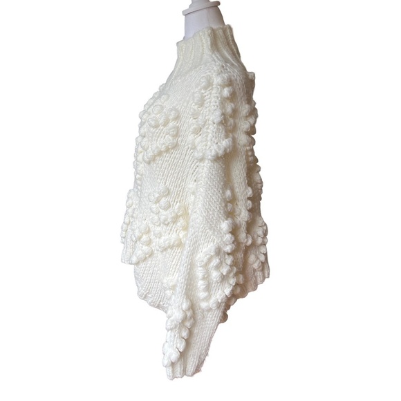 Chicwish Handmade Chunky Sweater with Hearts Size Large - Picture 3 of 15